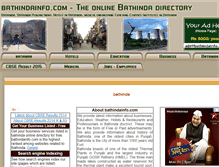 Tablet Screenshot of bathindainfo.com